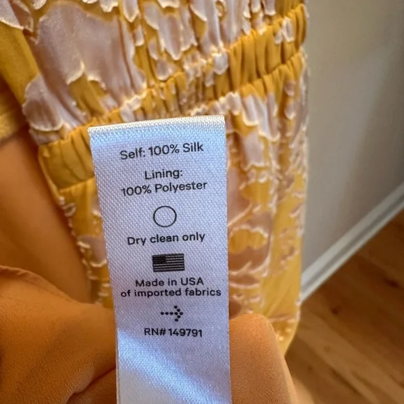 Warm NY Florence dress size small size 1 100% silk - Picture 7 of 7